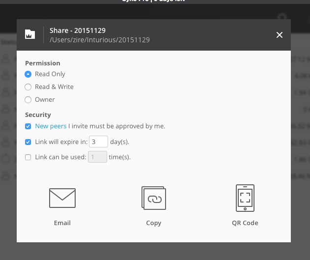 Share Files with BitTorrent Sync