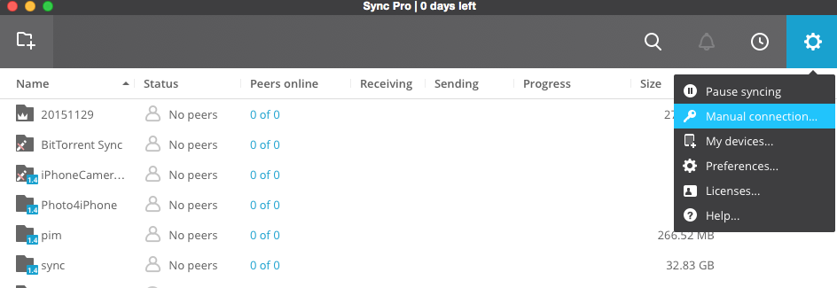 Share Files with BitTorrent Sync